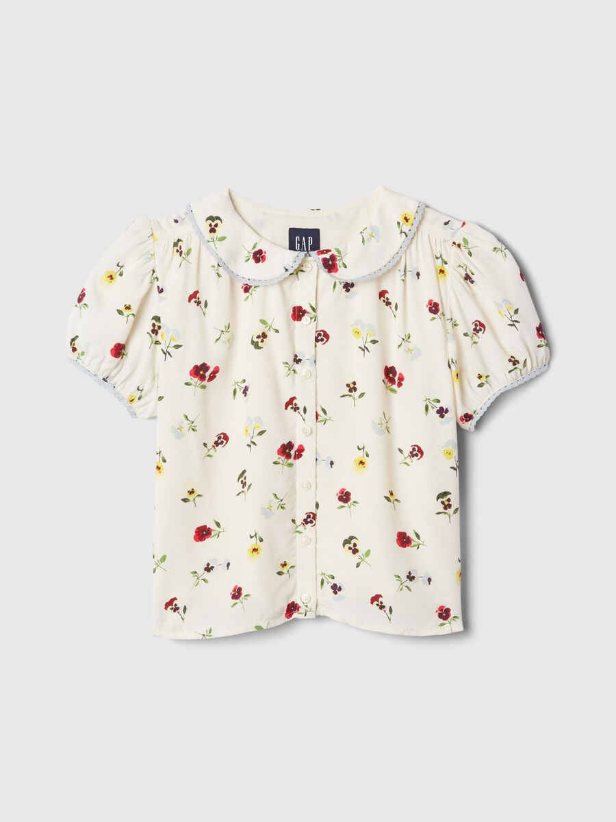 GAP for DÔEN shirt with floral pattern_3