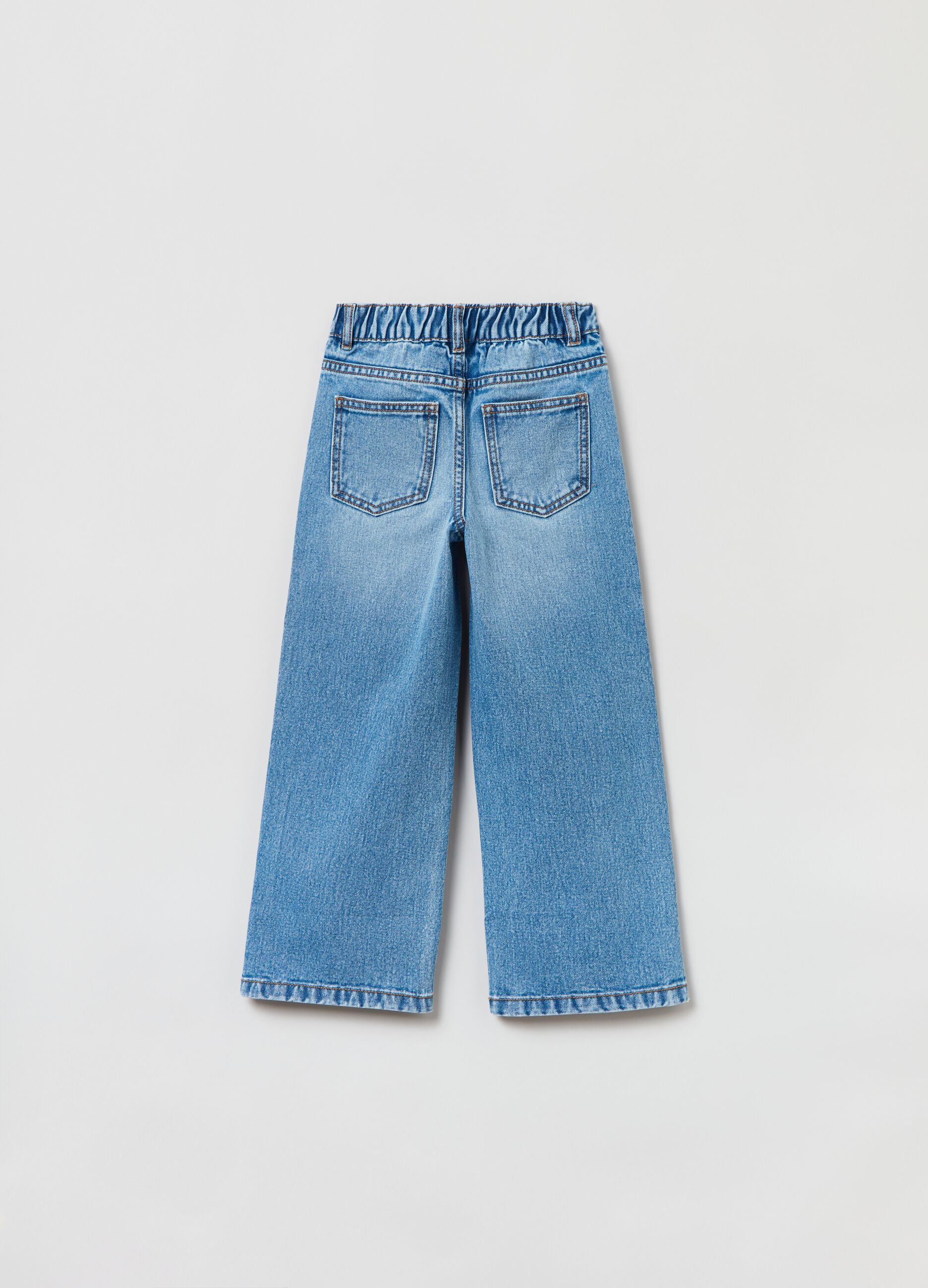 Jeans wide leg cinque tasche 