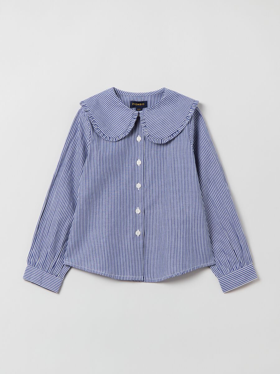 Striped cotton shirt_0