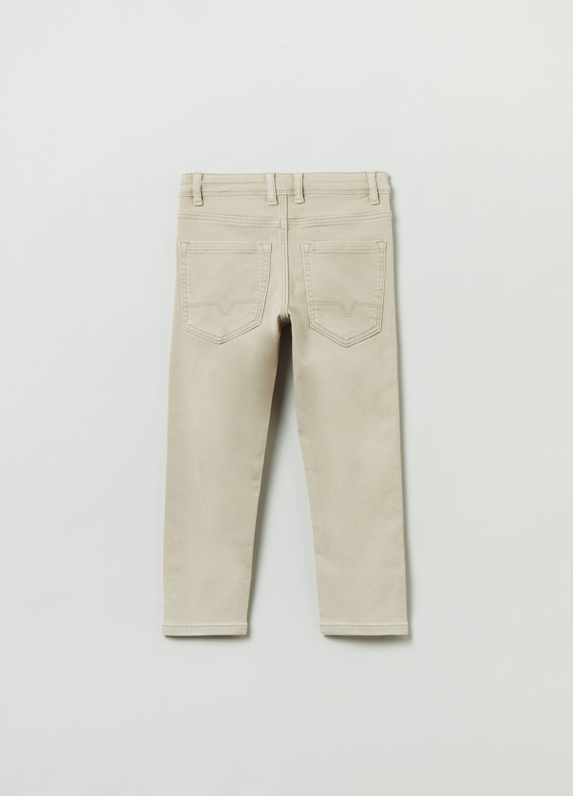 Five-pocket stretch trousers