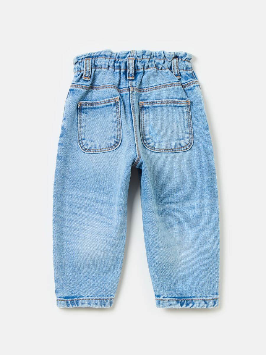 Jeans baggy fit in cotone