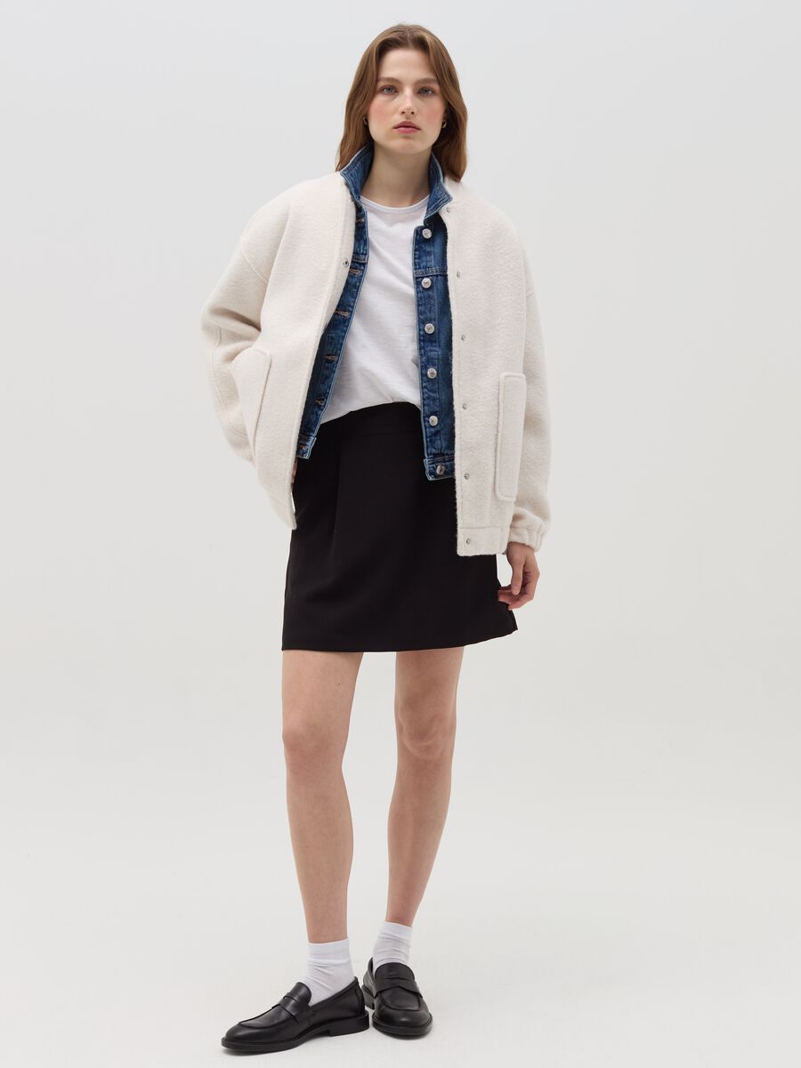 Oversized bomber jacket with buttons_0