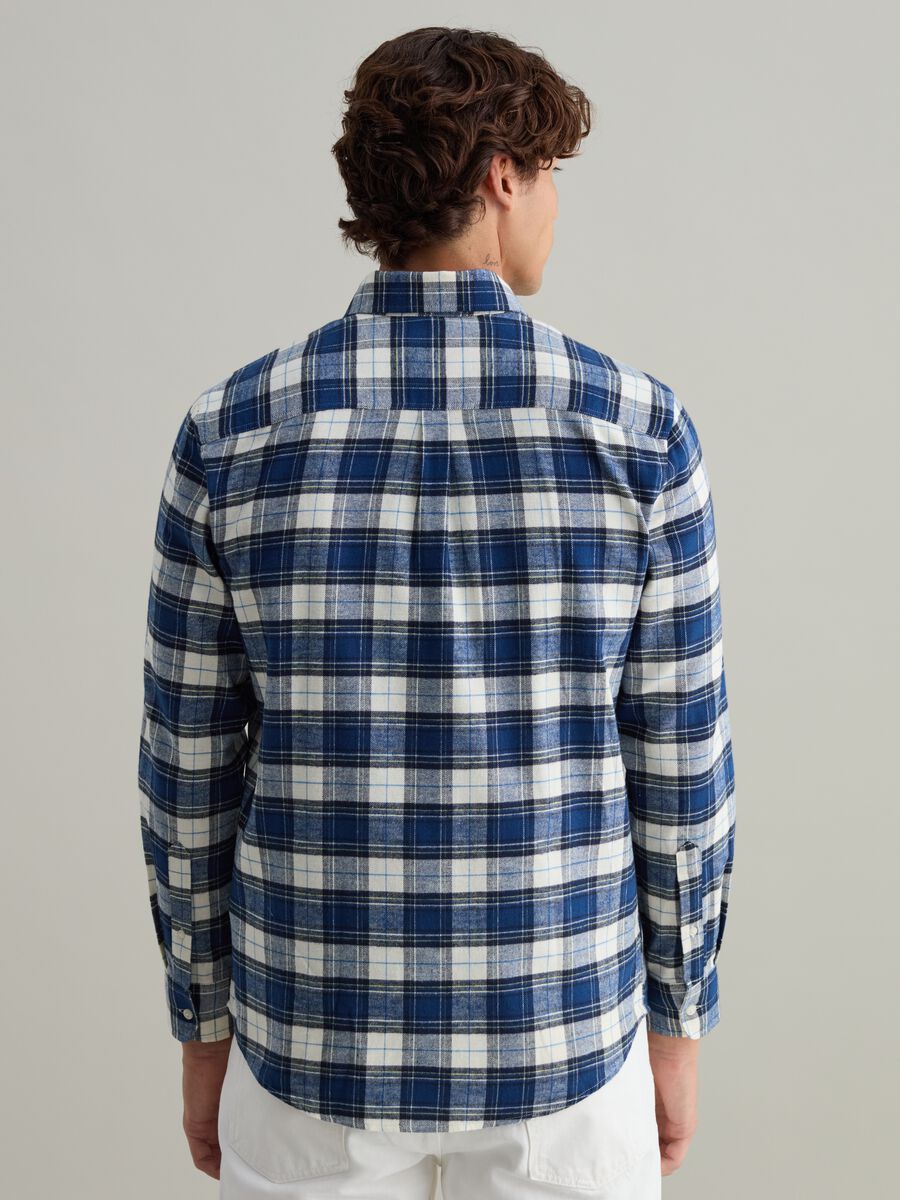 Flannel shirt with check pattern_3