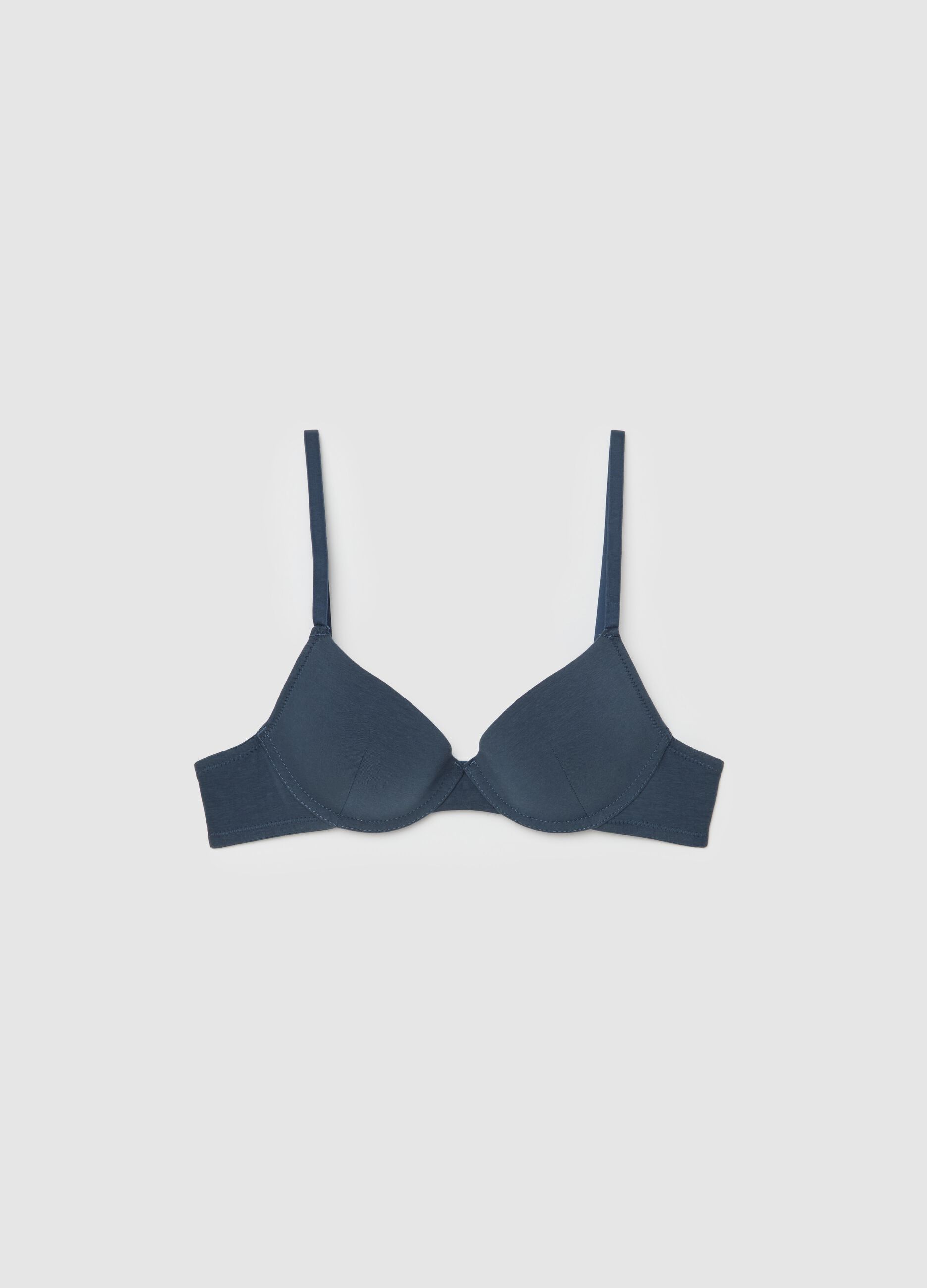 Push-up bra in organic cotton