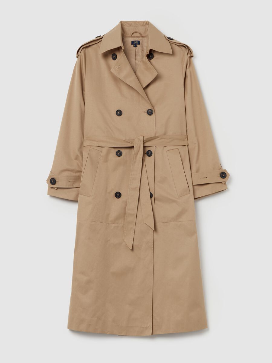 Long double-breasted trench coat_4