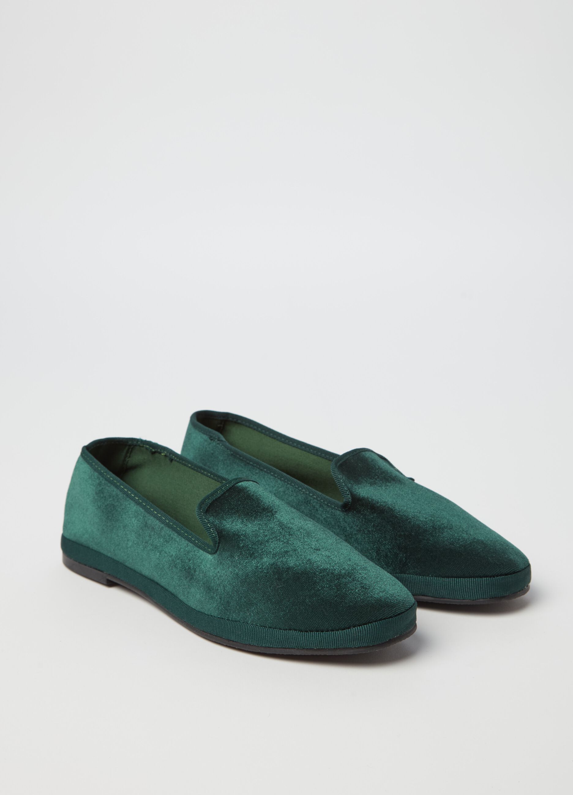 Velvet Friulian slippers