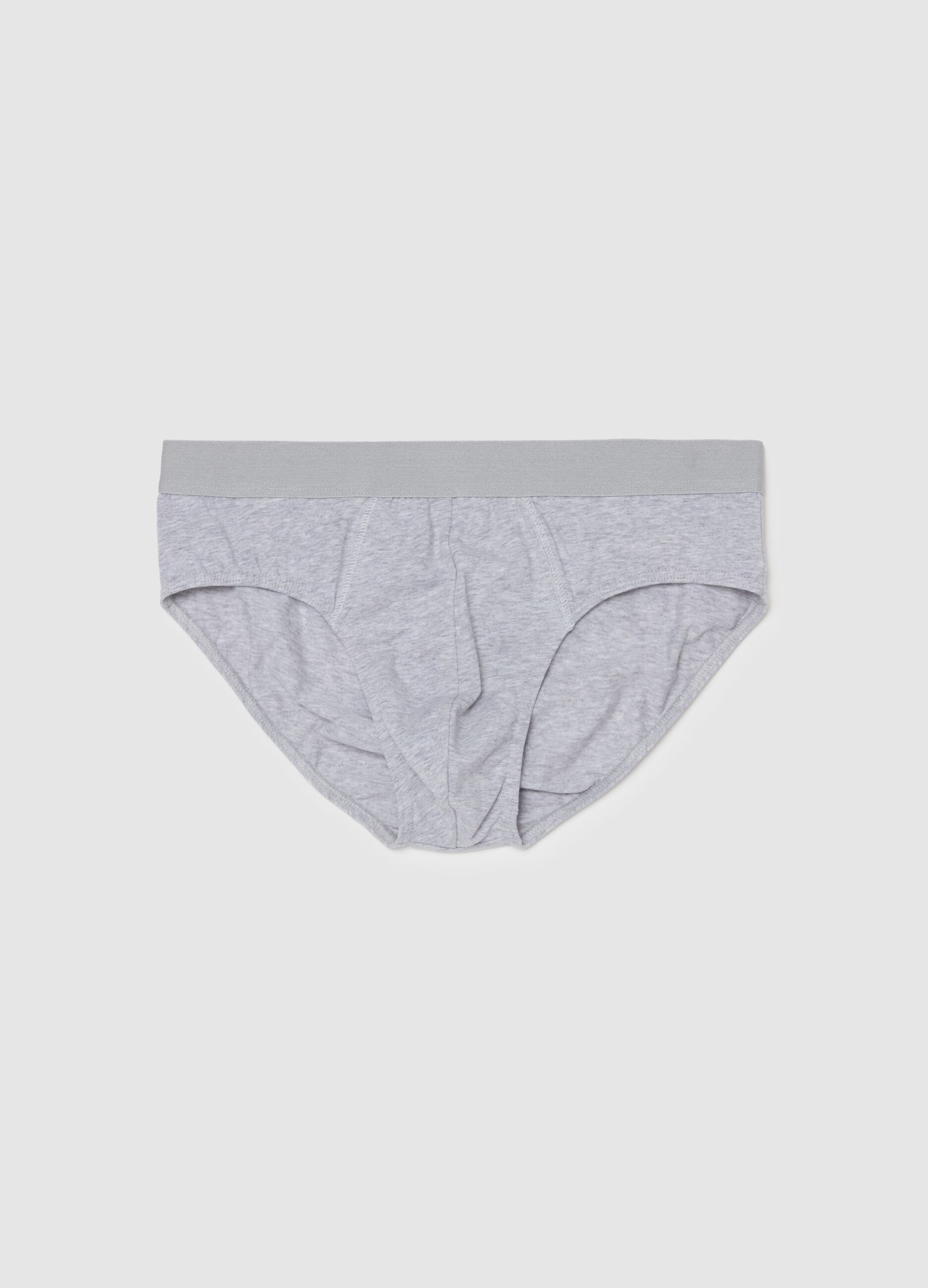 Stretch organic cotton briefs