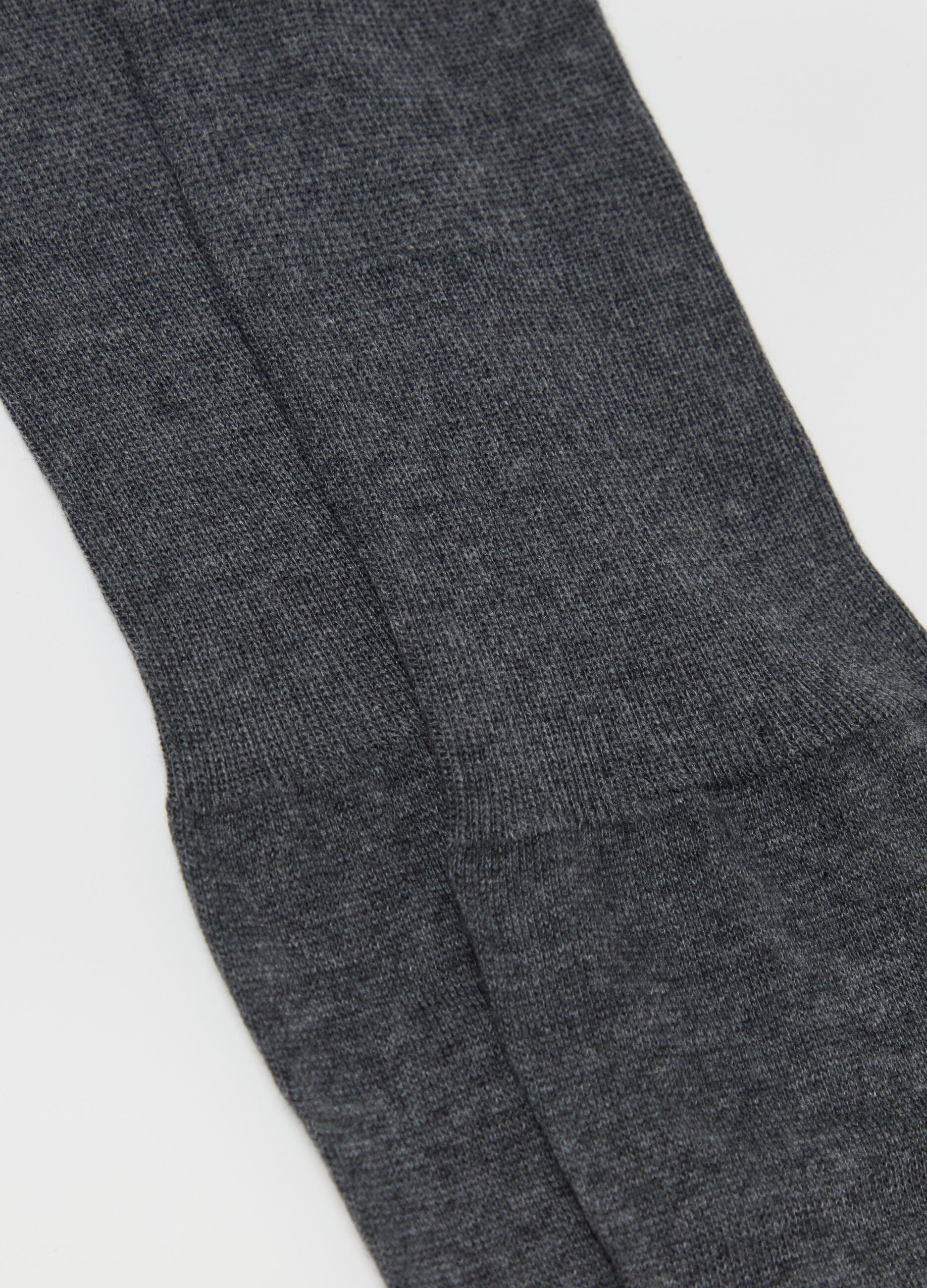 Two-pair pack long organic cotton socks