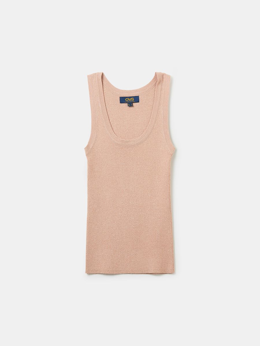 Ribbed tank top with lurex_4