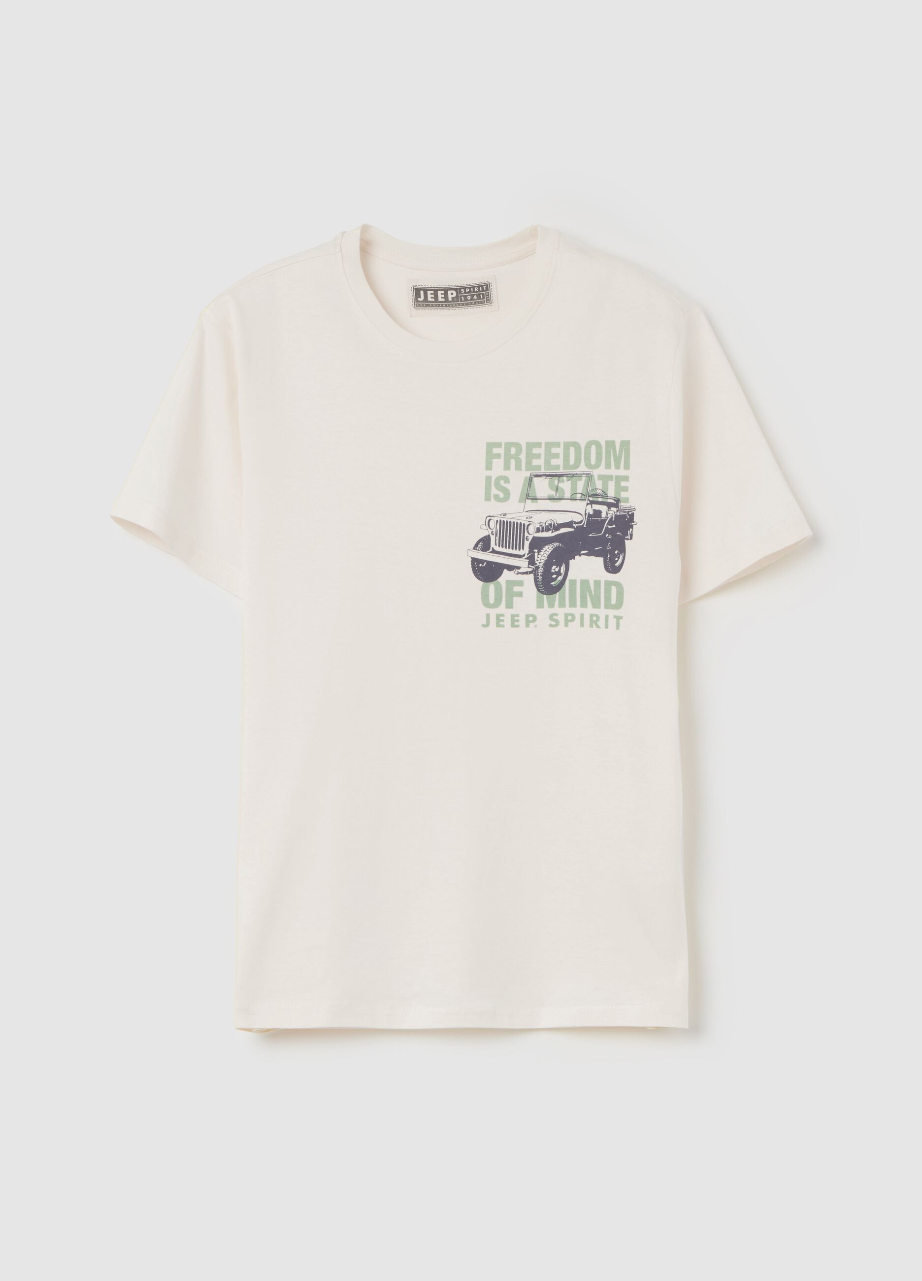 T-shirt con stampa Jeep Spirit