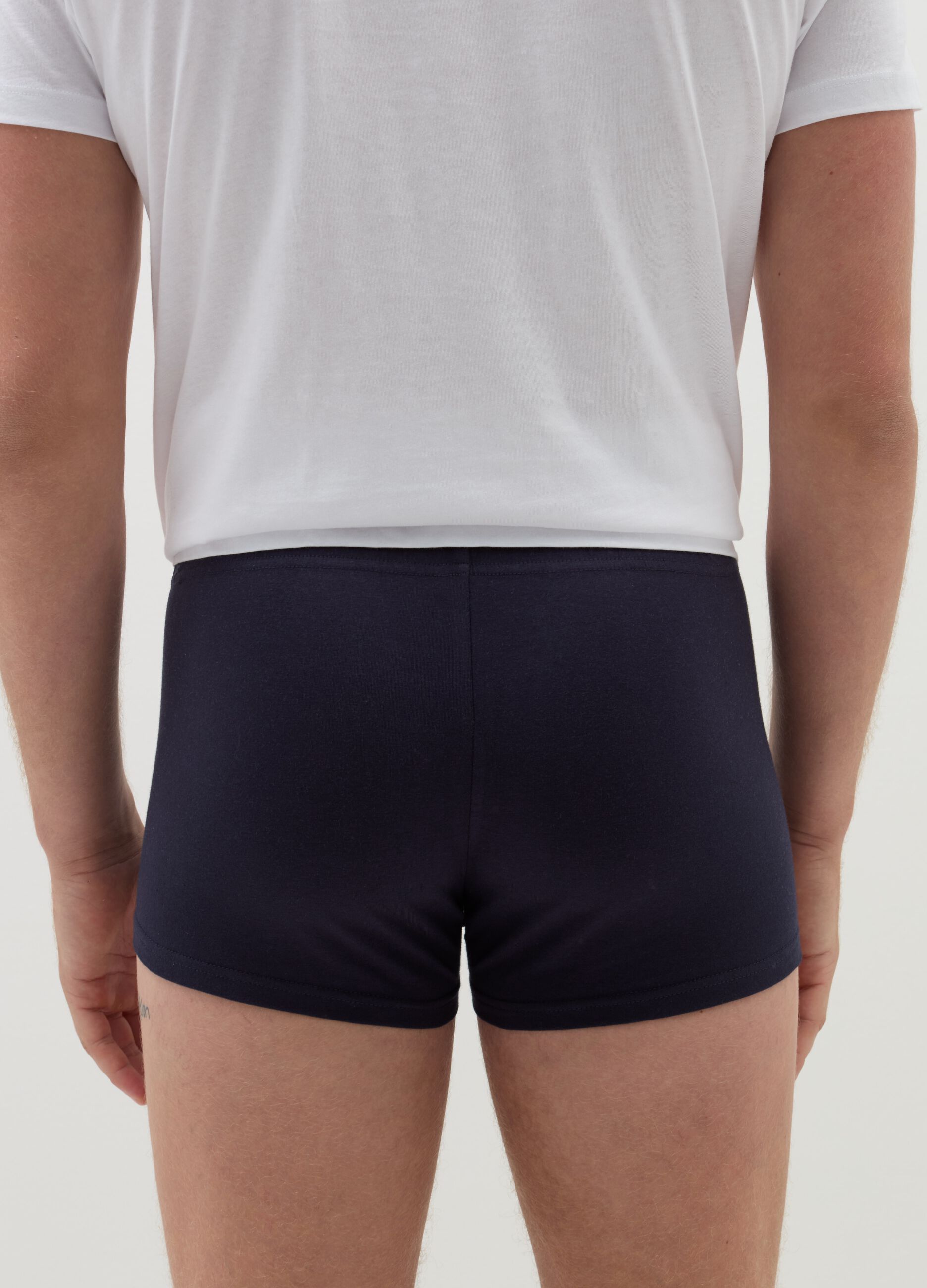 Three-pack organic cotton boxer shorts