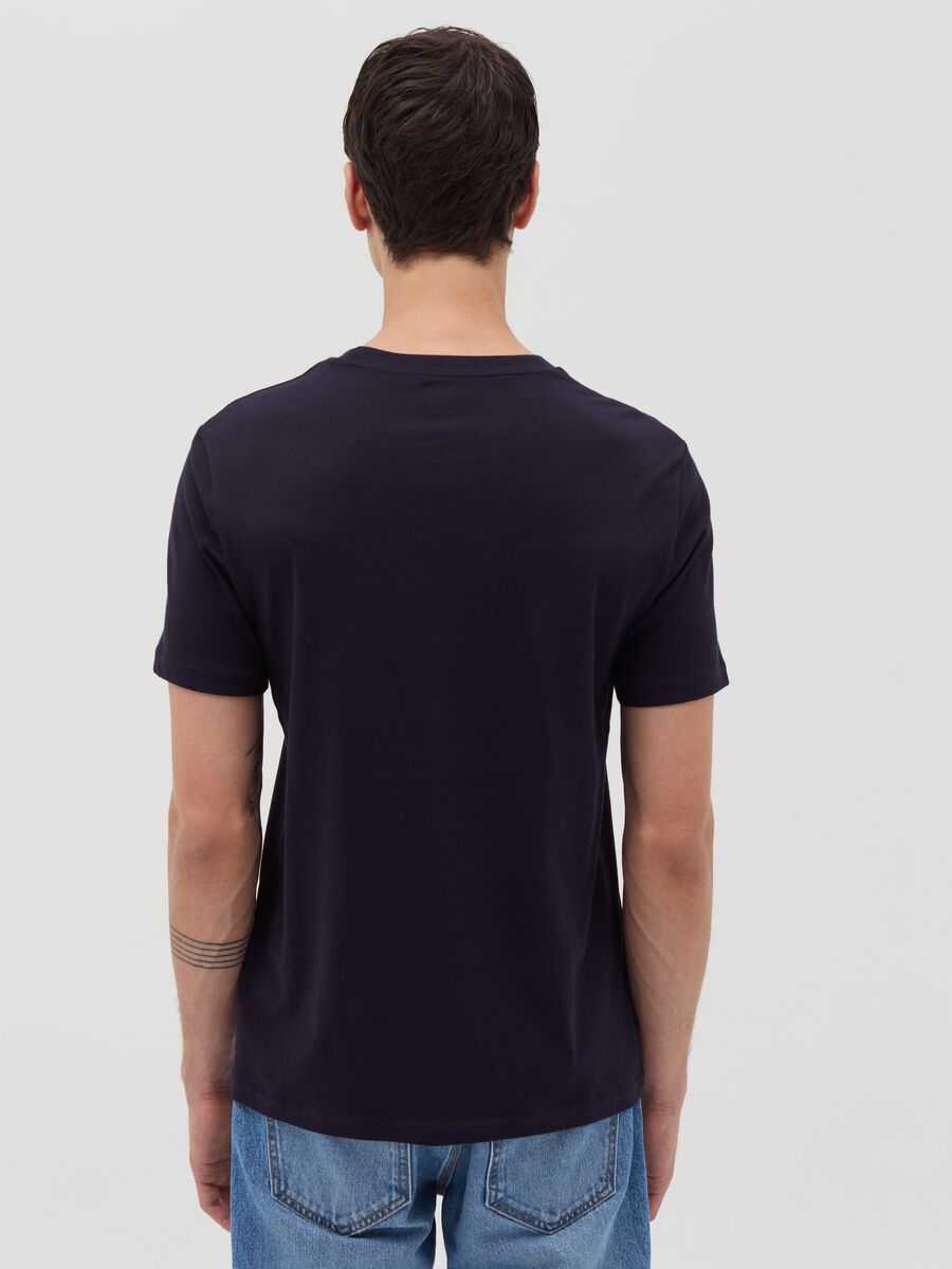 Cotton T-shirt with round neck_2