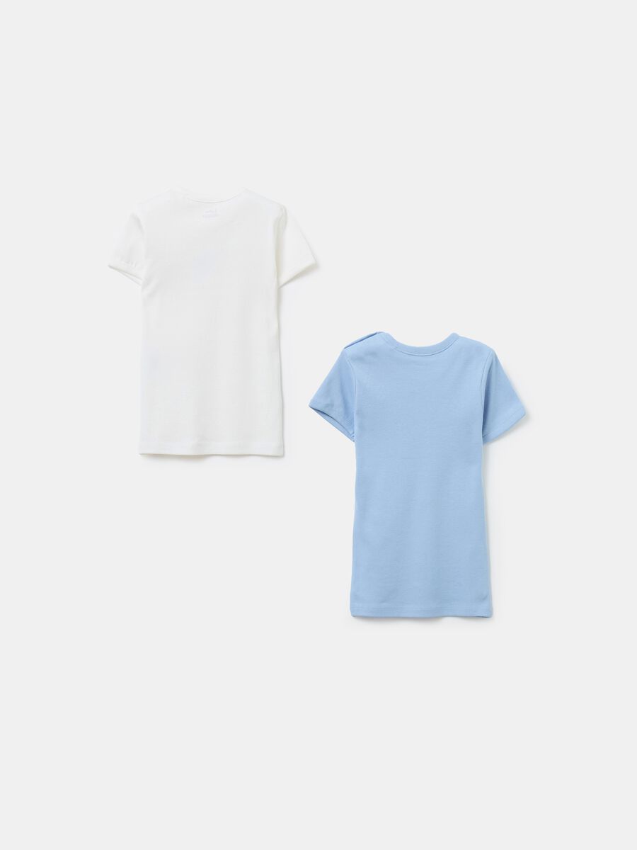 Two-pack organic cotton T-shirts with print_1