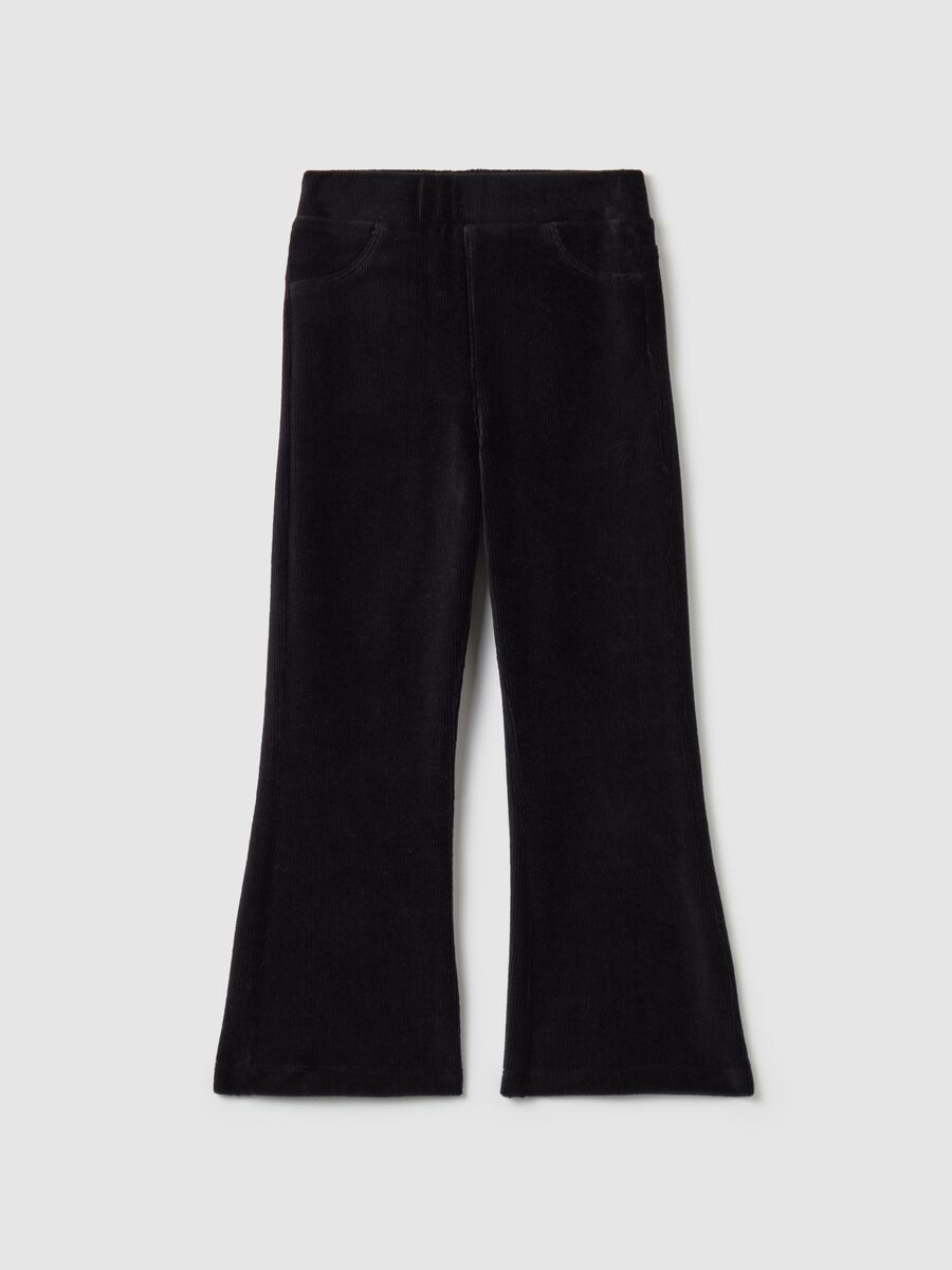 Flare-fit corduroy treggings_0