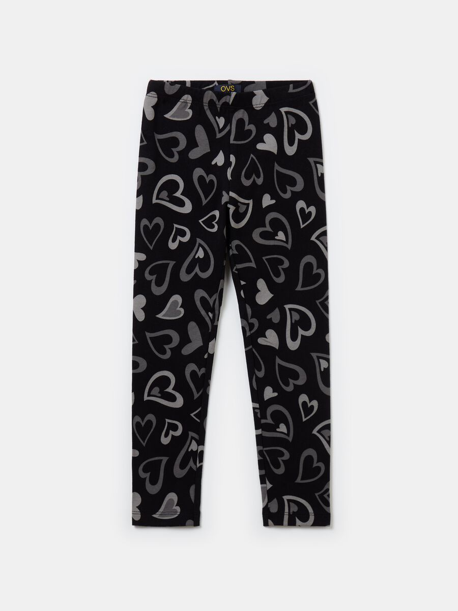 Leggings with all-over print_0