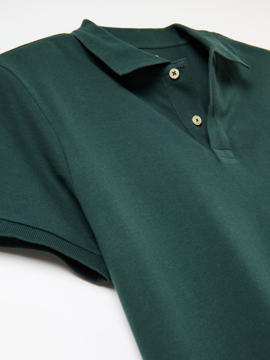 Cotton pique polo shirt_5