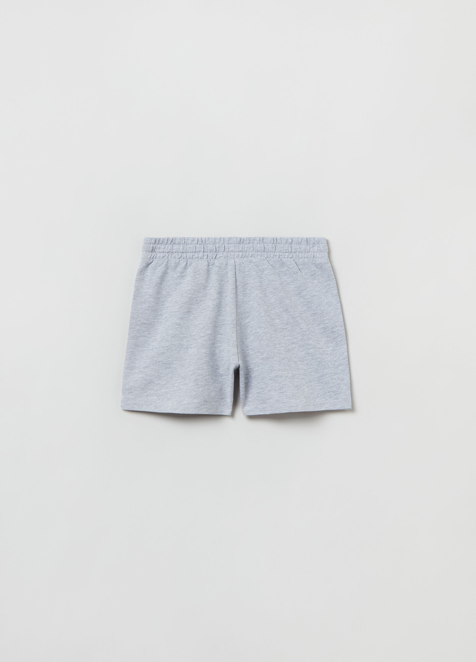 Shorts in French Terry with drawstring