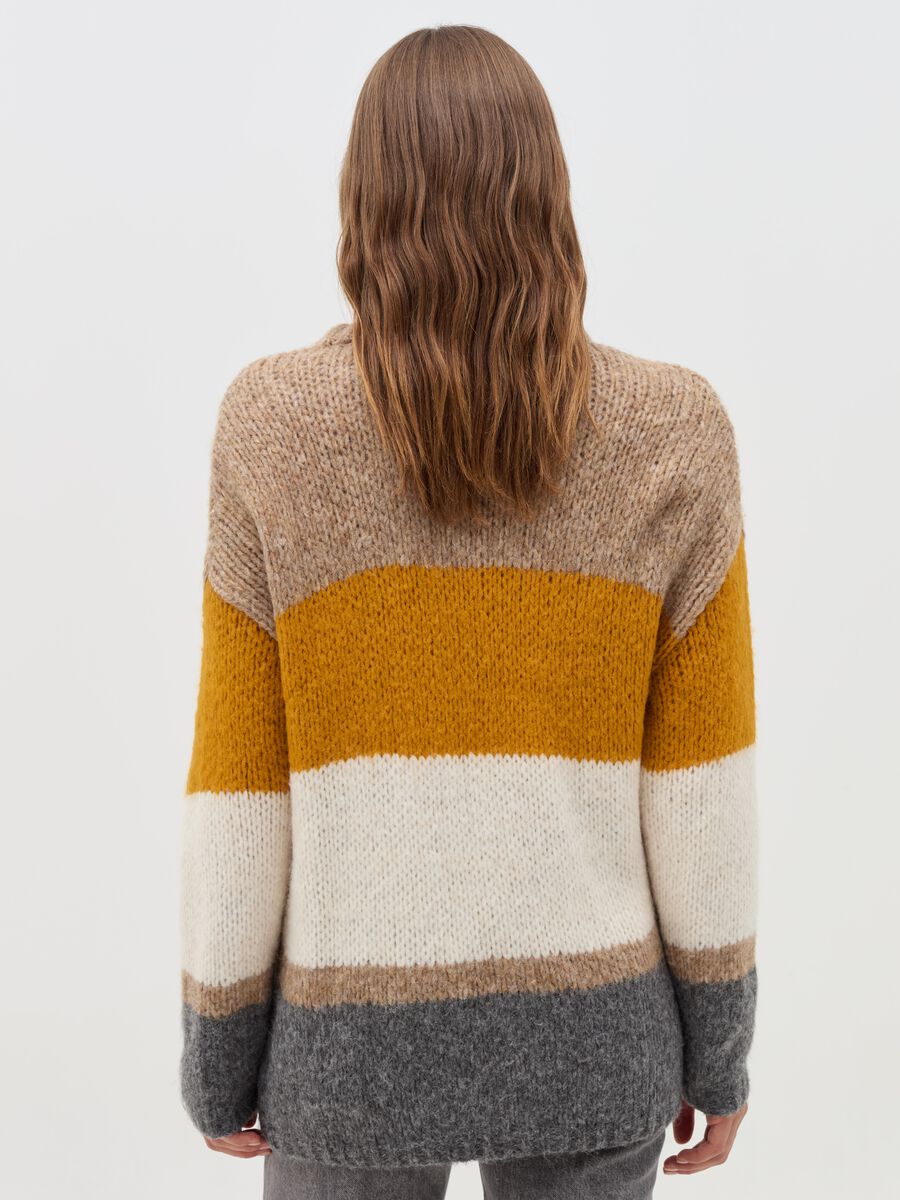 Pullover oversize color-block_3