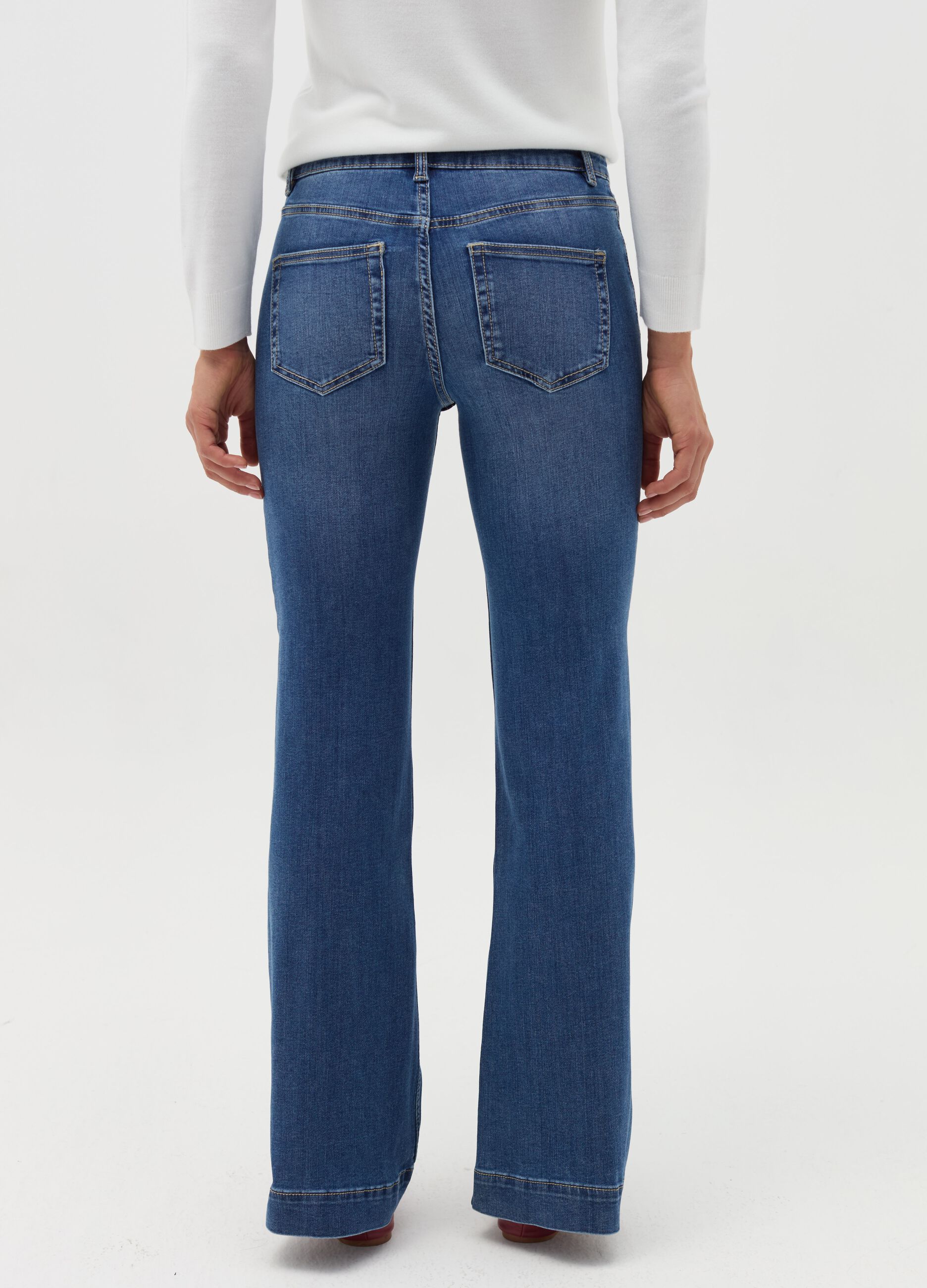 Jeans bootcut fit stretch