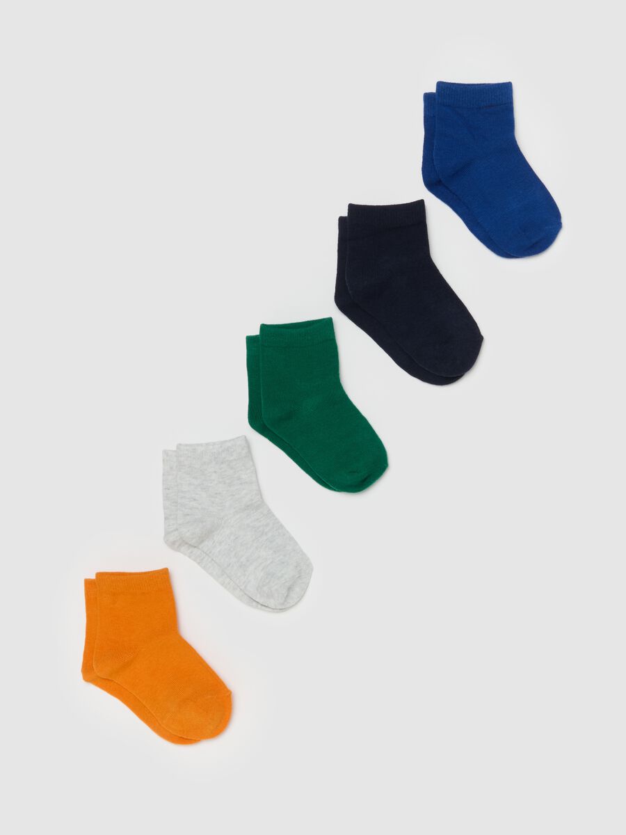 Five-pair pack short stretch socks_0