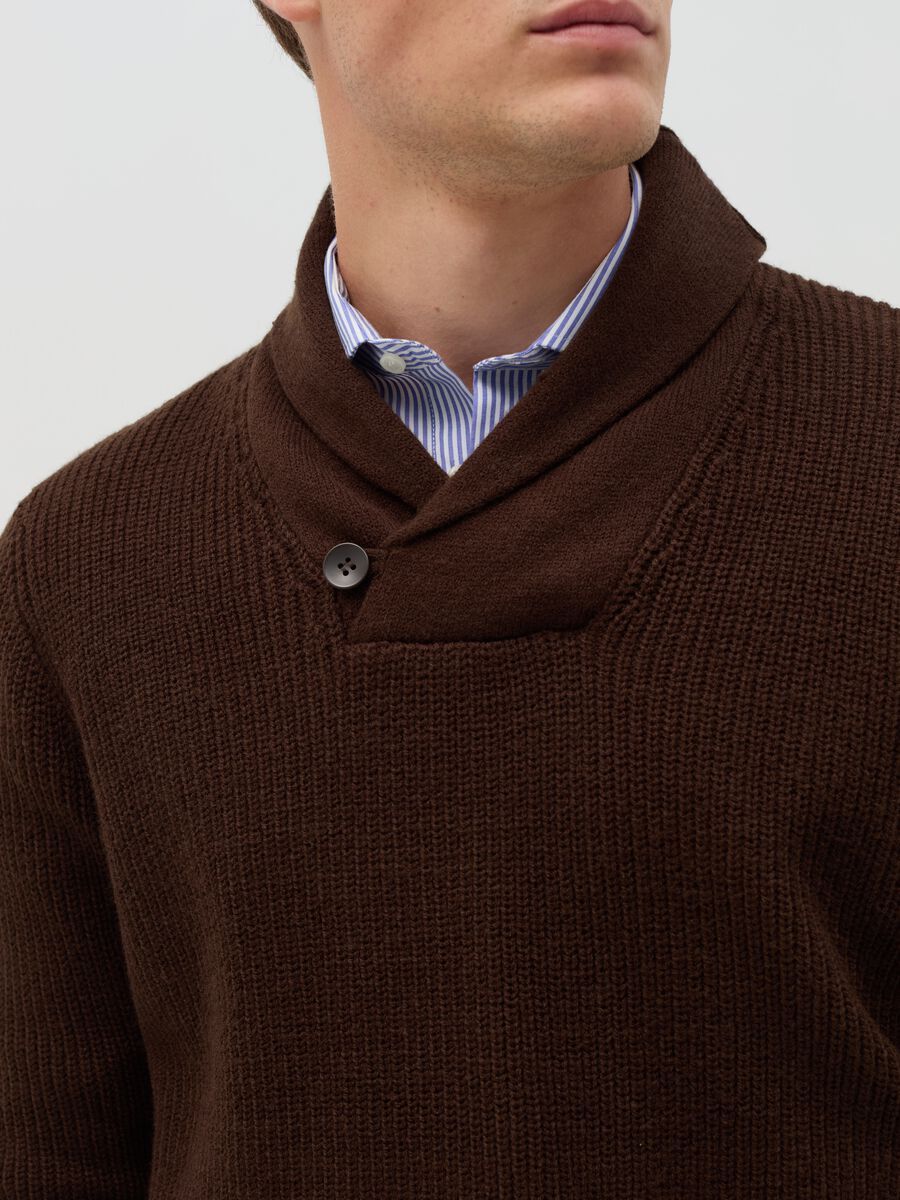 Pullover with shawl neck_3