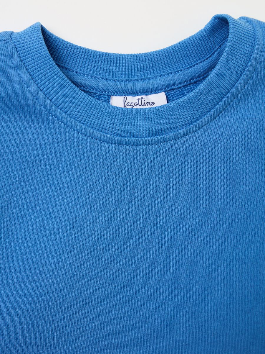 Solid colour sweatshirt in French terry_2