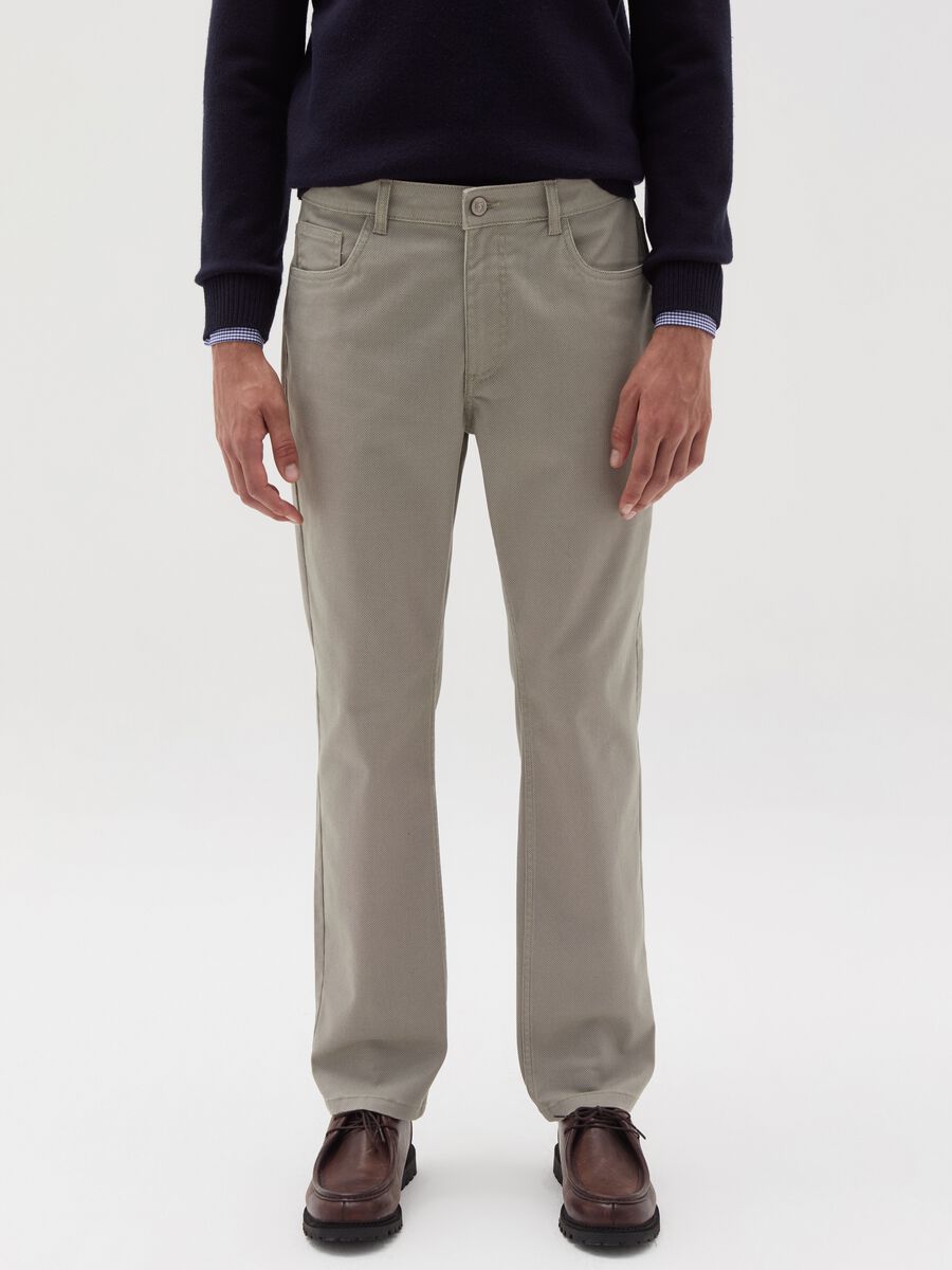 Regular-fit trousers with five pockets_1