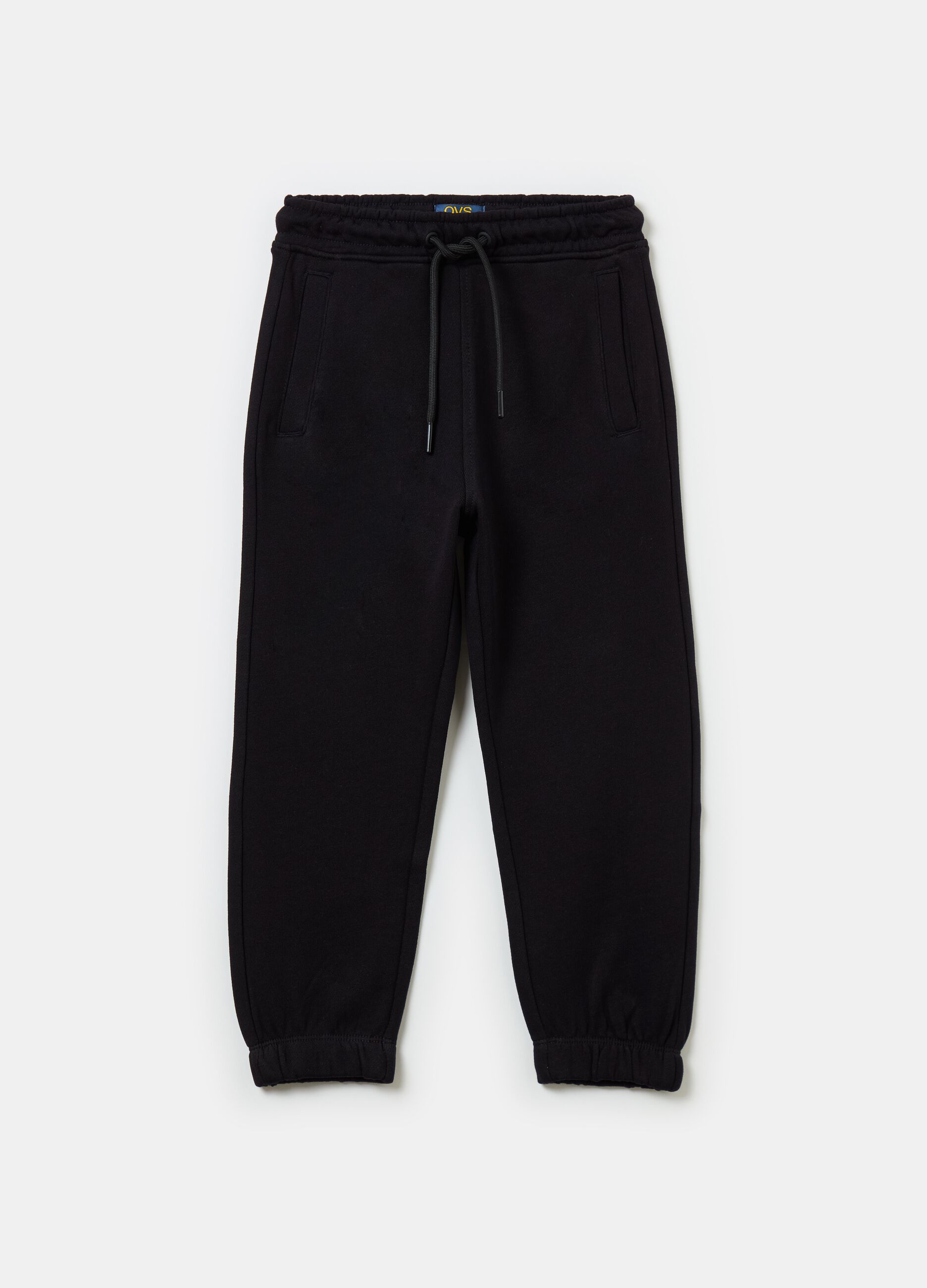 Essential joggers in cotton with drawstring