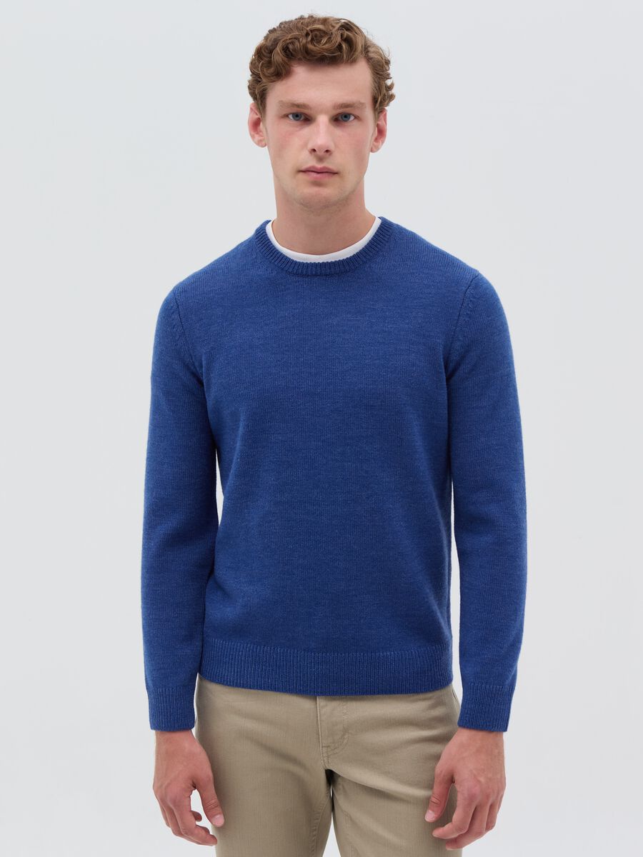 Round neck pullover_1