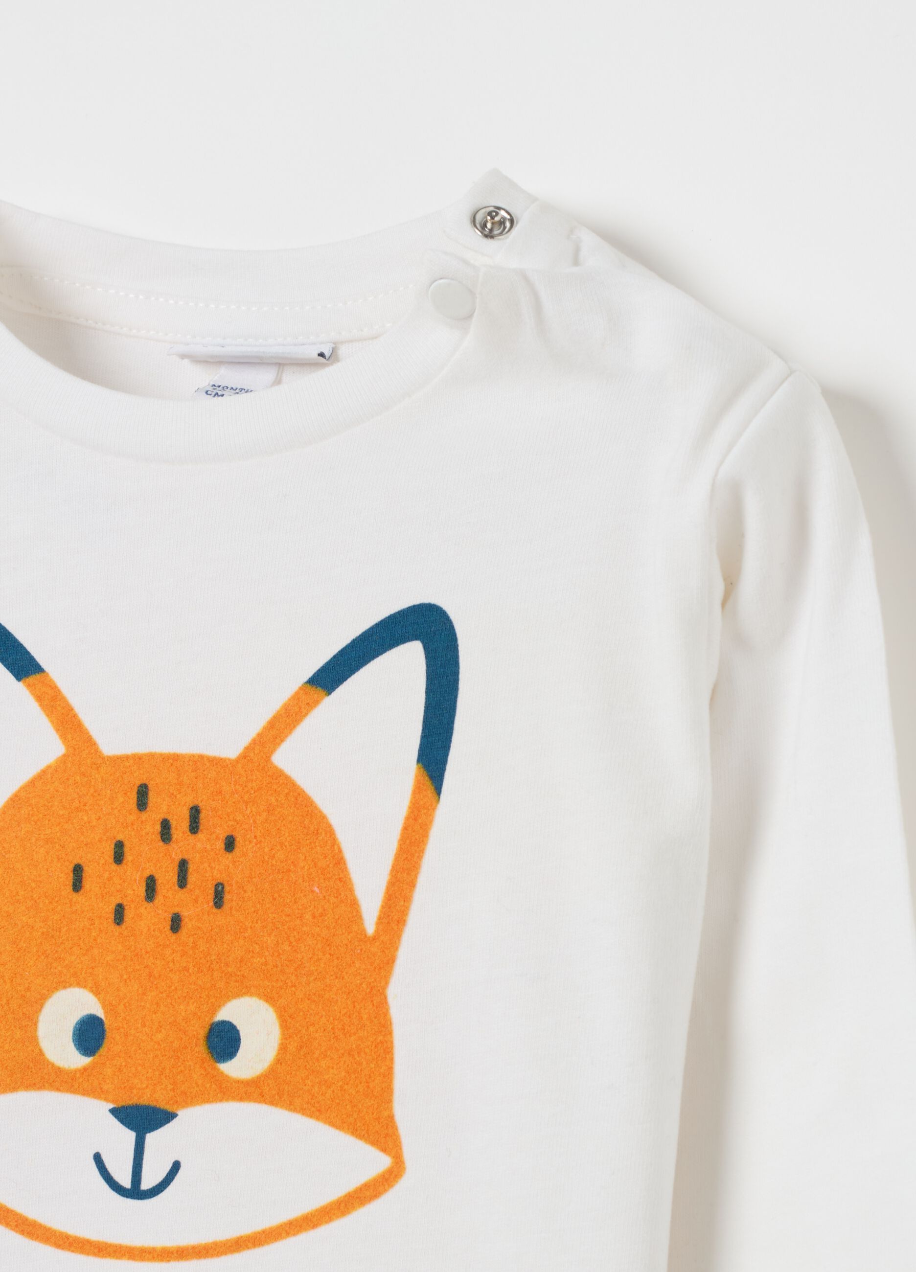 T-shirt in cotone bio "Smart as a fox!"