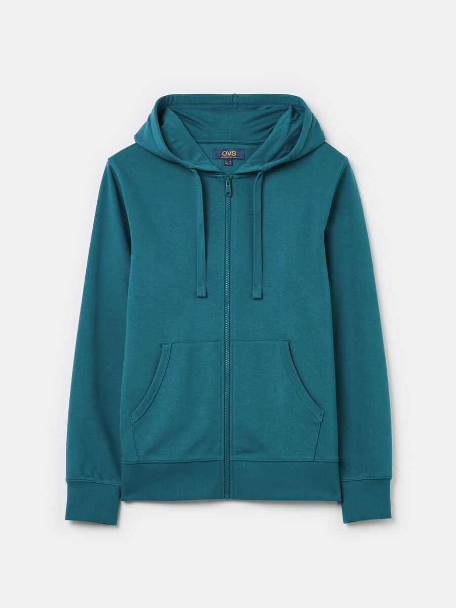 Full-zip sweatshirt with hood_4