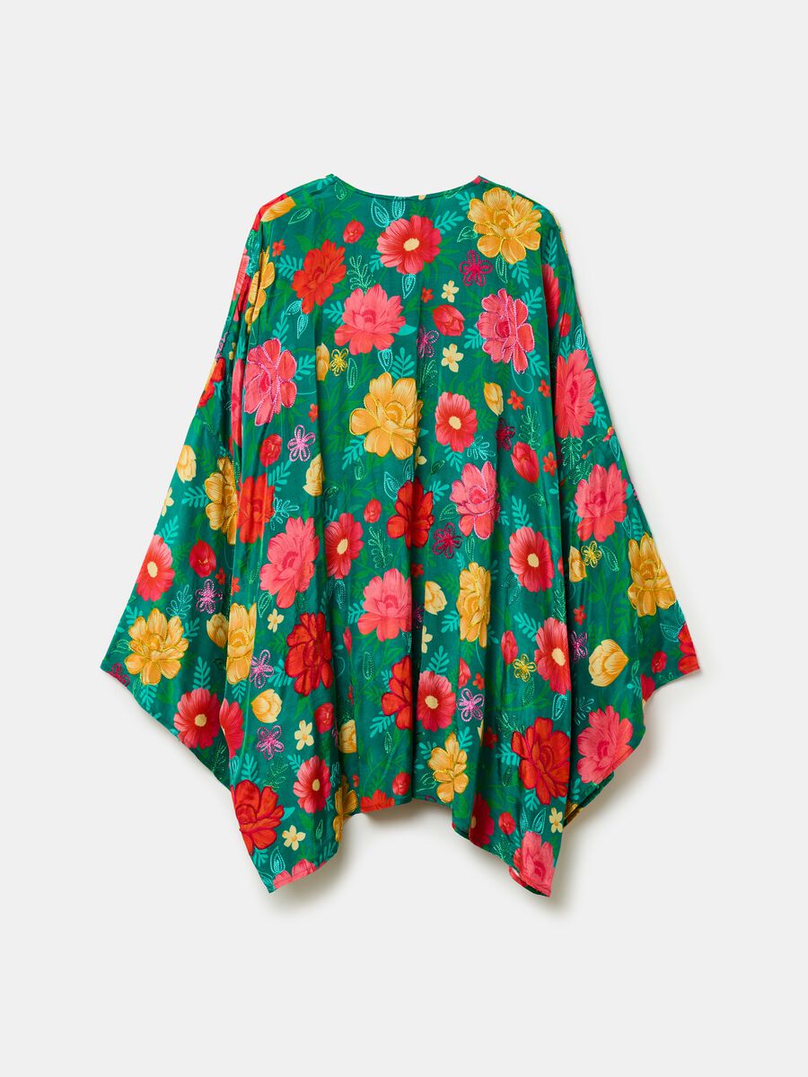 Kimono aperto copri costume floreale_4