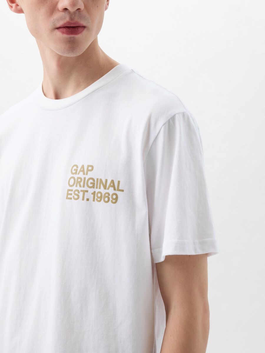 Cotton T-shirt with logo print_1