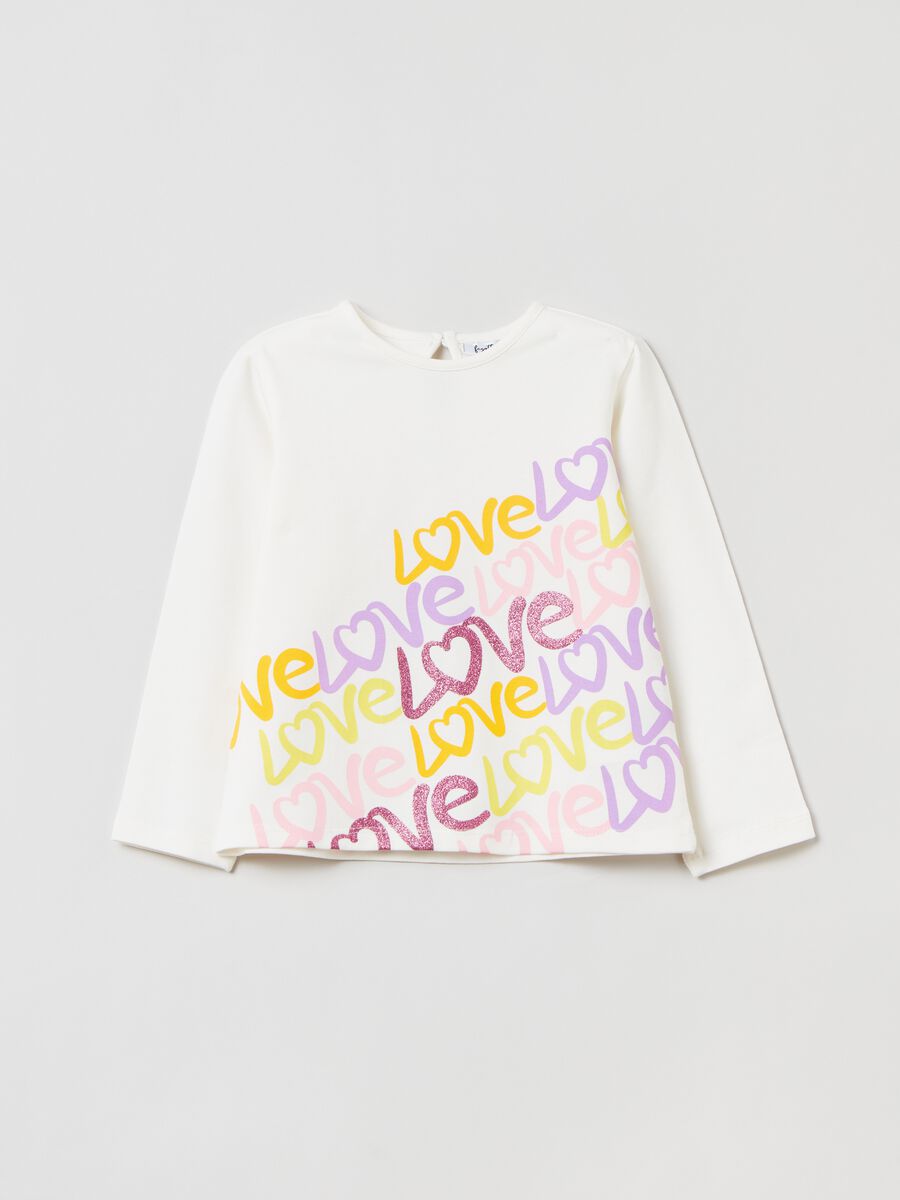 Long-sleeved T-shirt with print_0