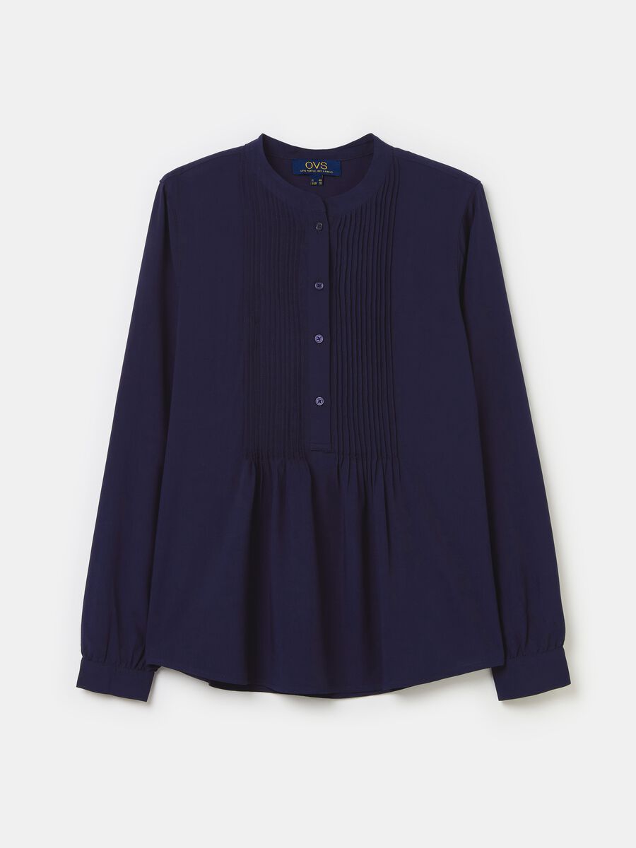 Shirt with pleated detail_4