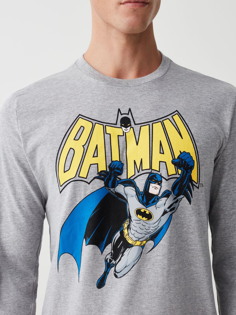 Long pyjamas in cotton with Batman print_1