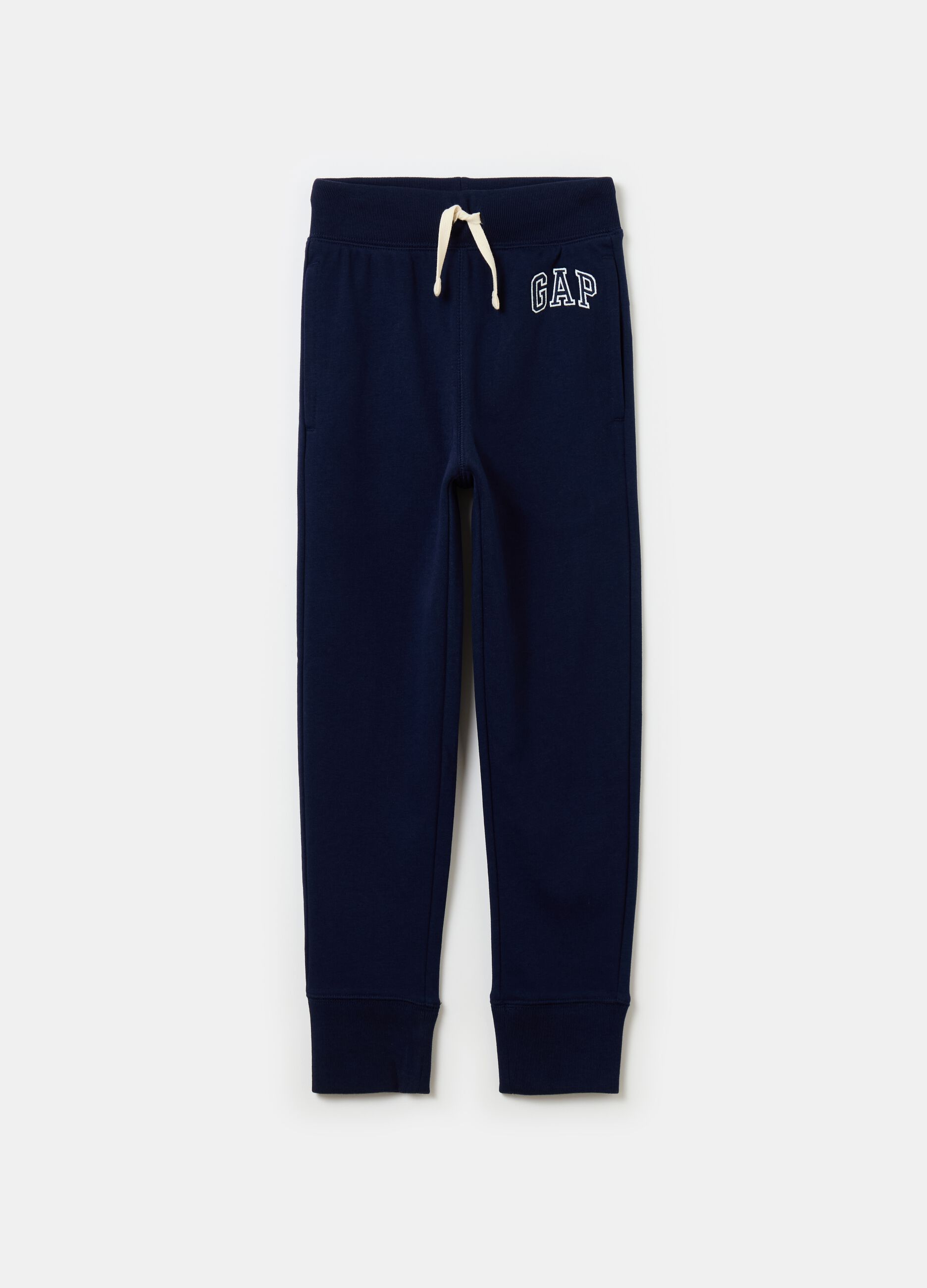 Joggers in French Terry con ricamo logo