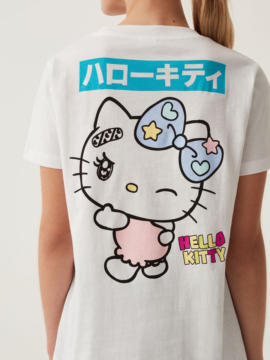 Cotton T-shirt with Hello Kitty print_3