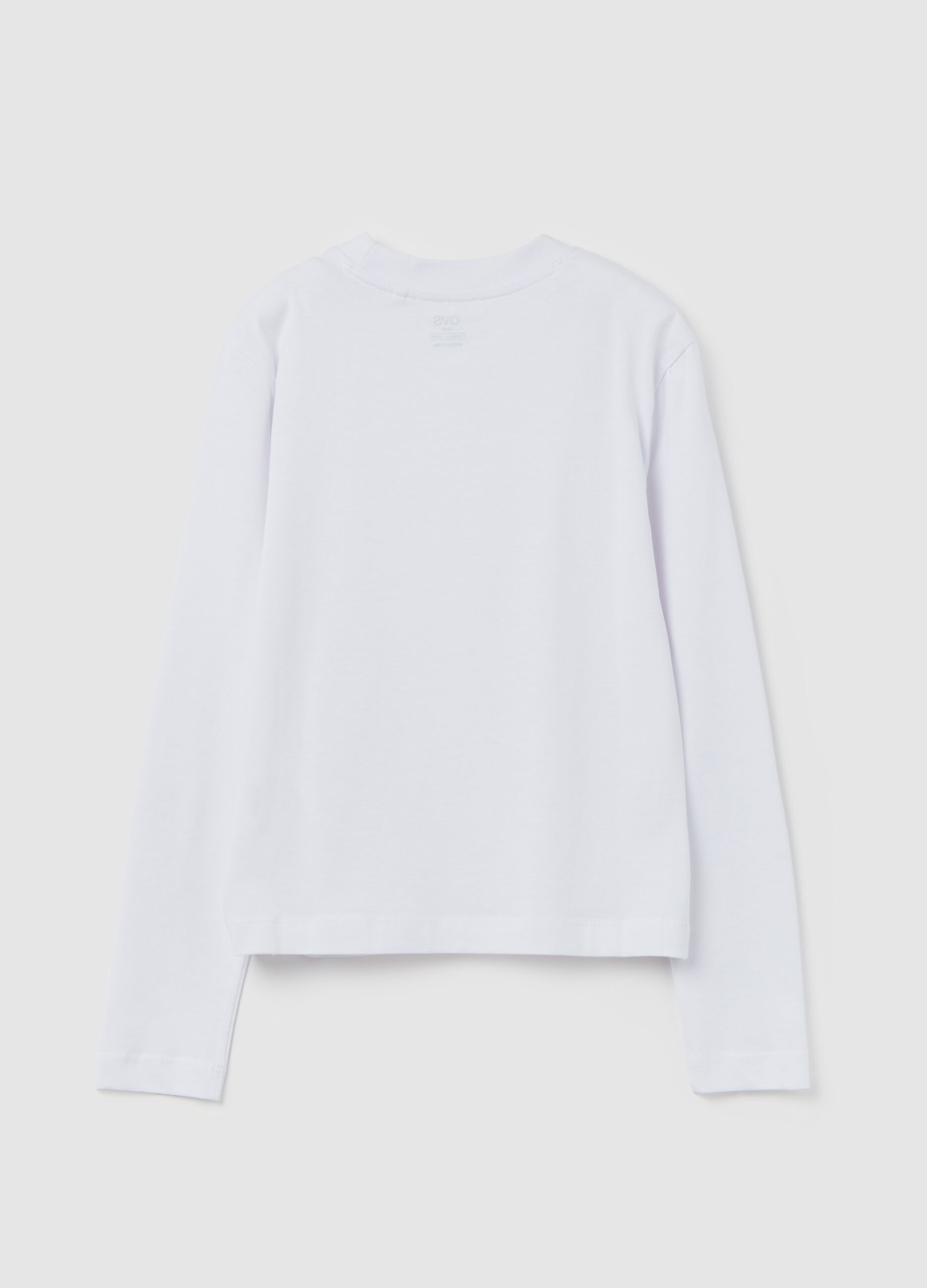 Organic cotton T-shirt with long sleeves