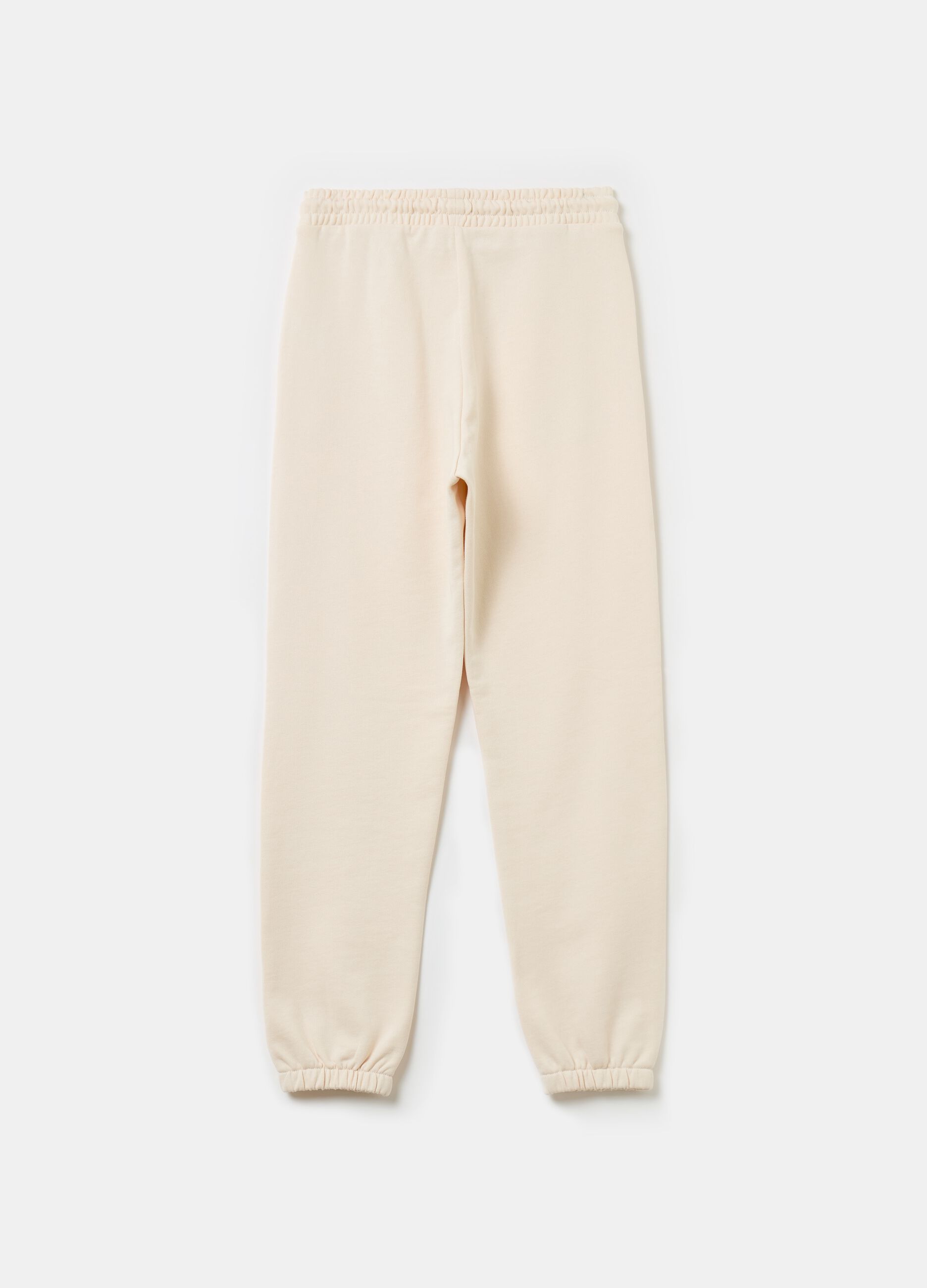 Essential joggers in organic cotton with drawstring