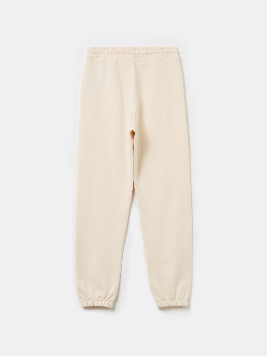 Essential joggers in organic cotton with drawstring_1