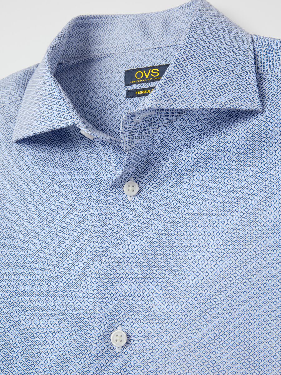 Regular-fit shirt with micro pattern_5