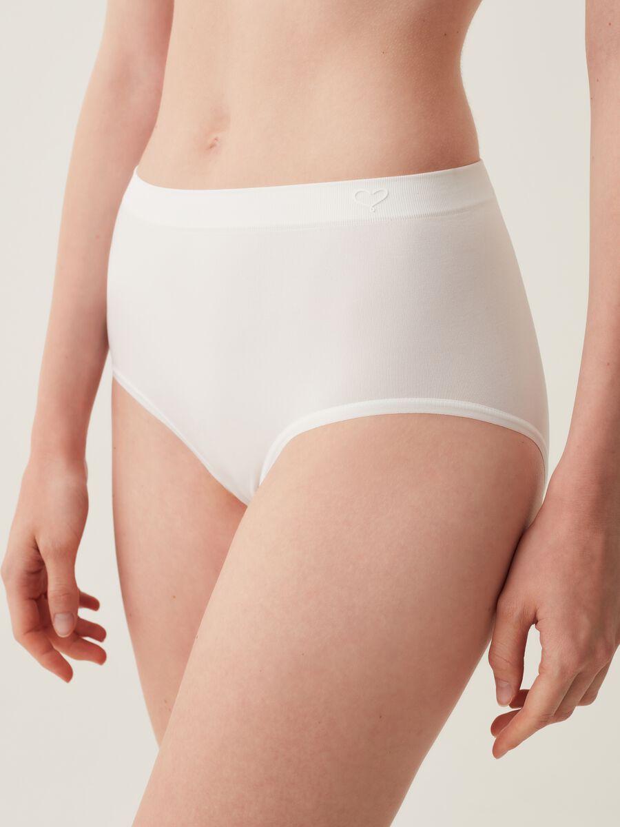 The One seamless high-waisted briefs_3