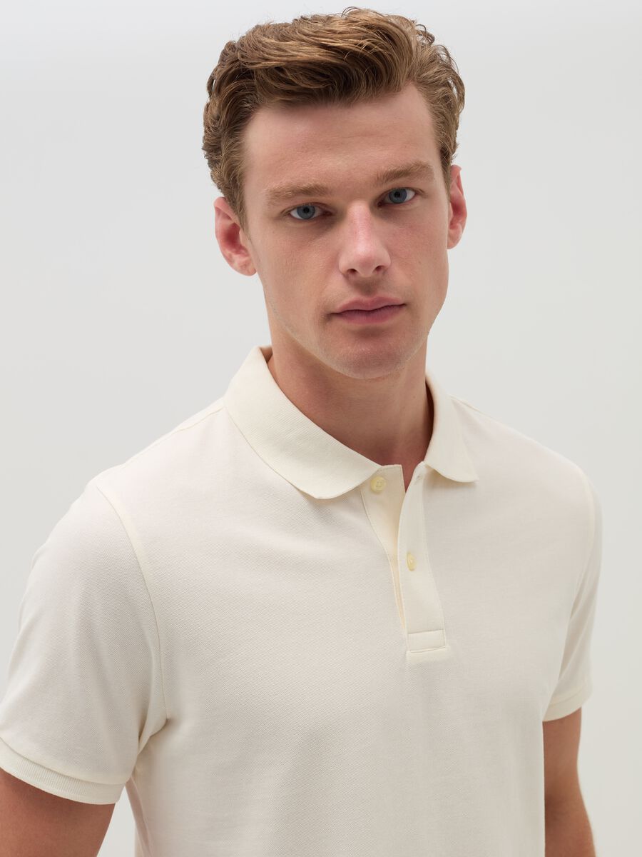 Cotton pique polo shirt_3