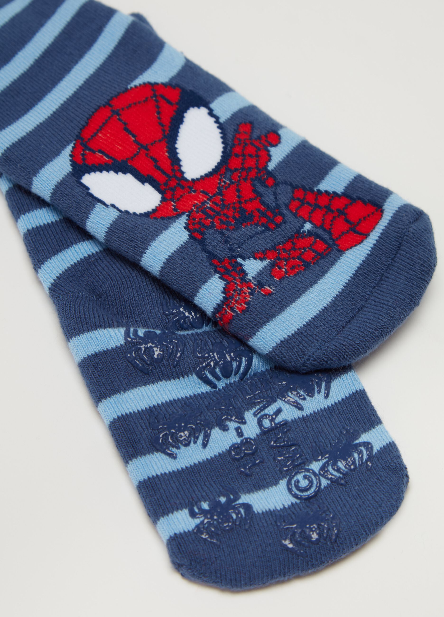 Two-pair pack Spider-Man slipper socks