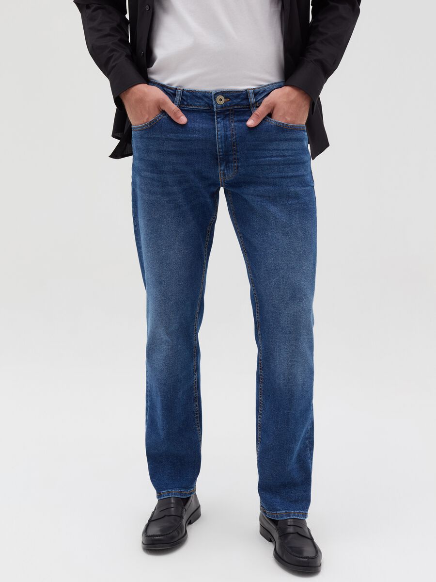 Comfort-fit stretch jeans_1