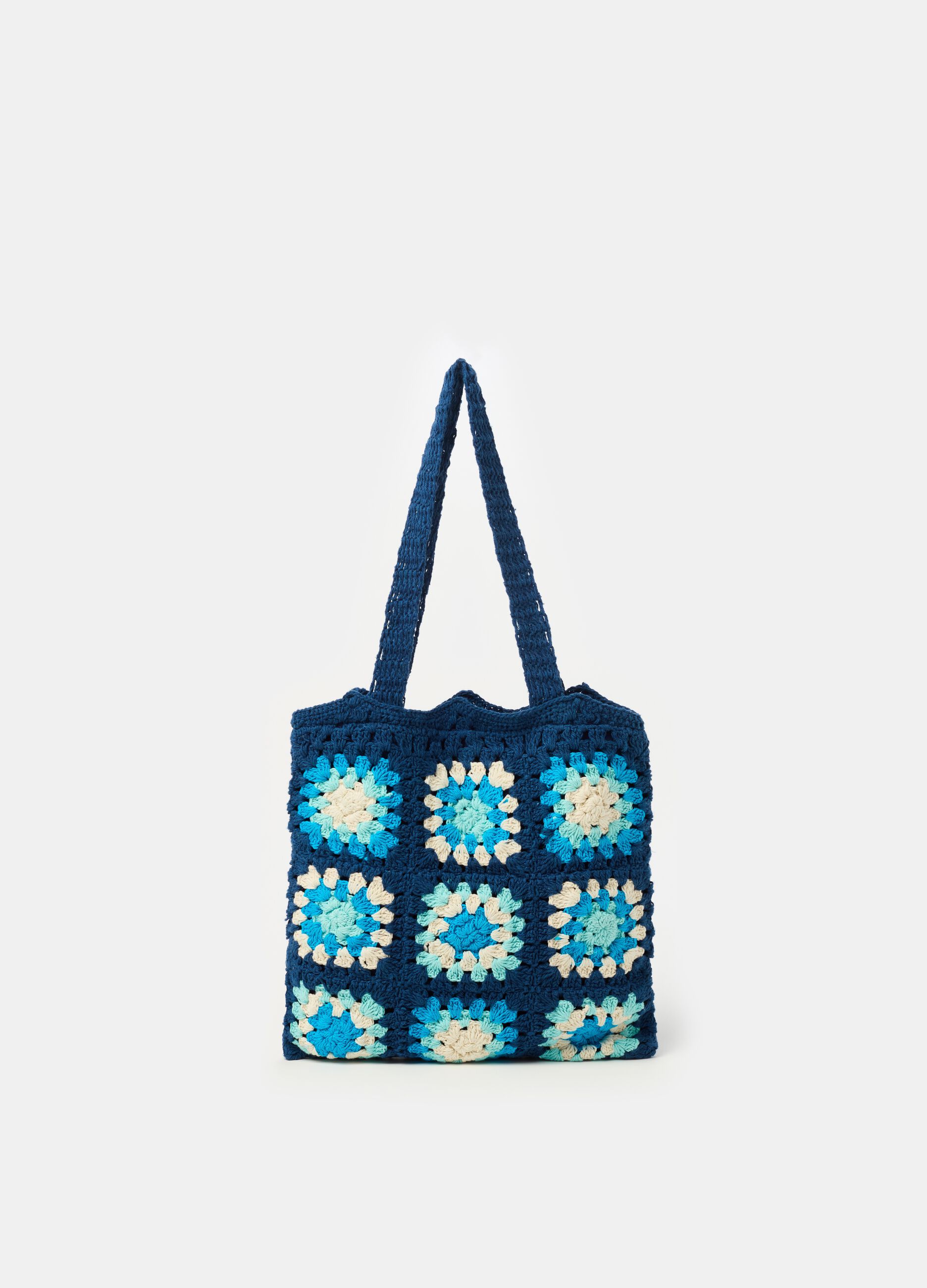 Crochet cotton bag