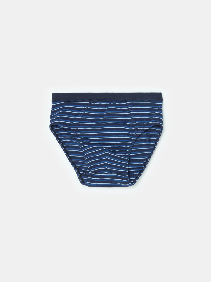 Striped organic cotton briefs_0