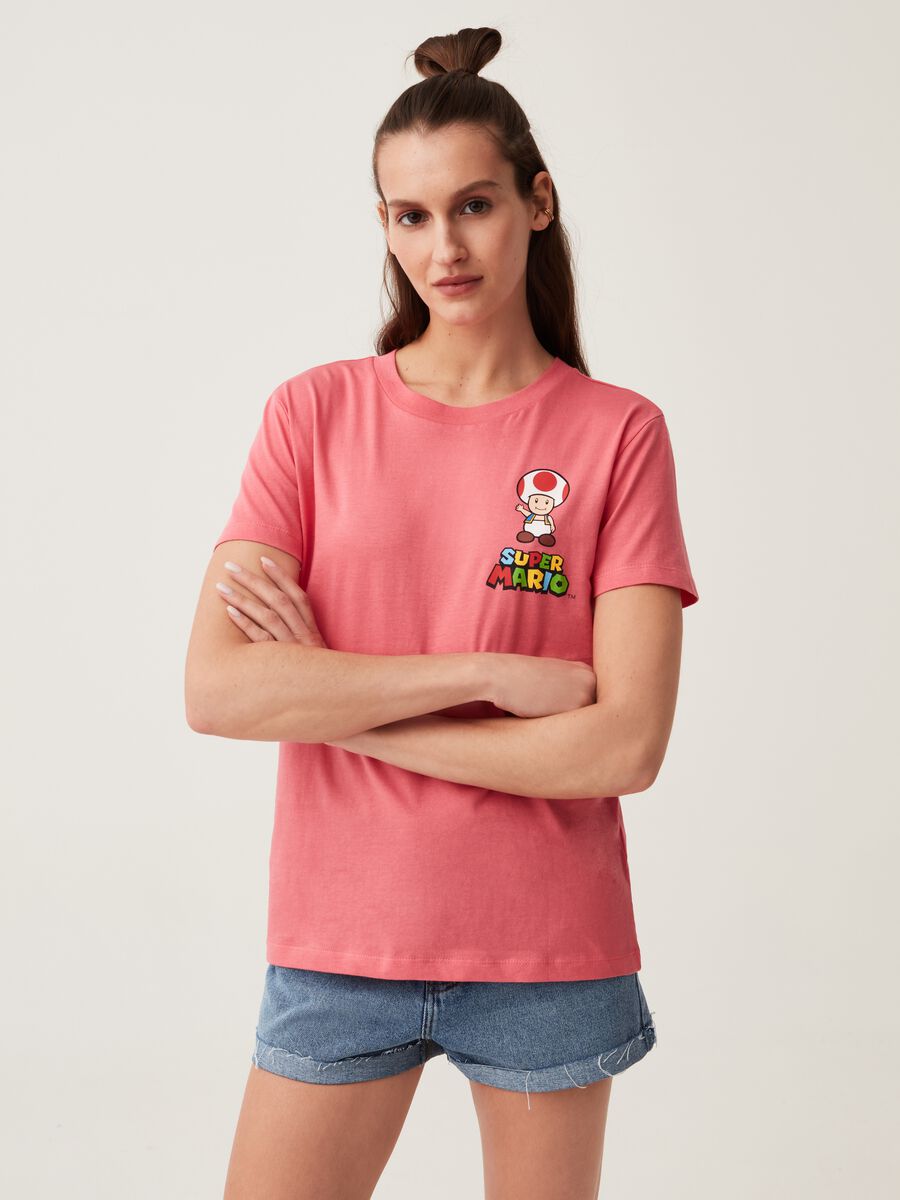 T-shirt with Super Mario Toad print_0