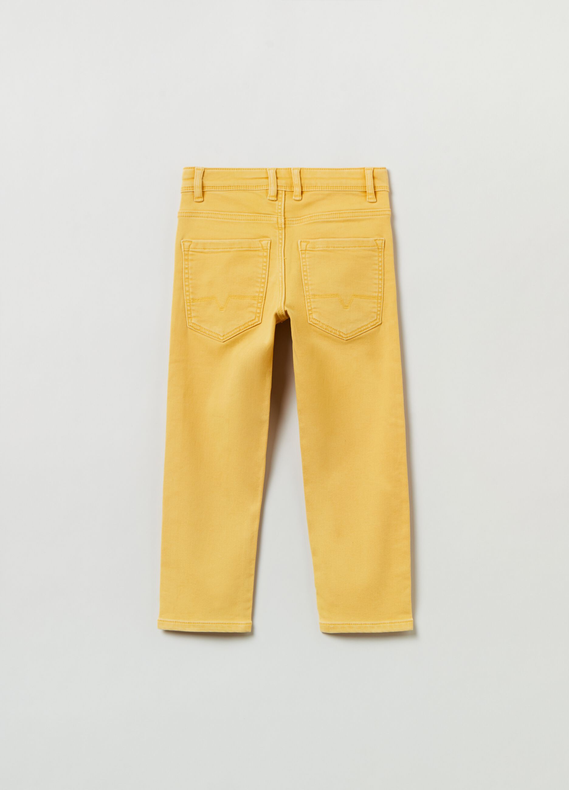 Five-pocket stretch trousers